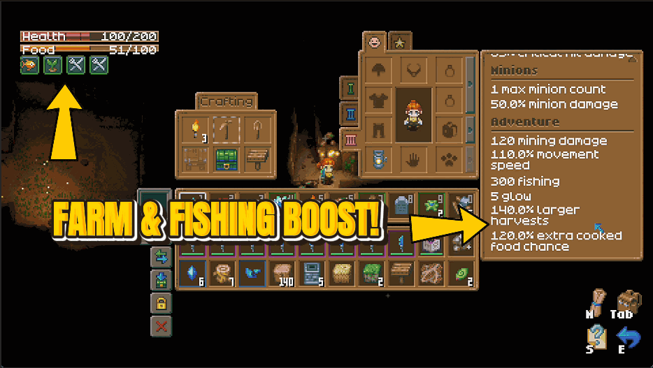 Core Keeper — Green Thumb (Farm & Fish Boost) (screenshot 2)